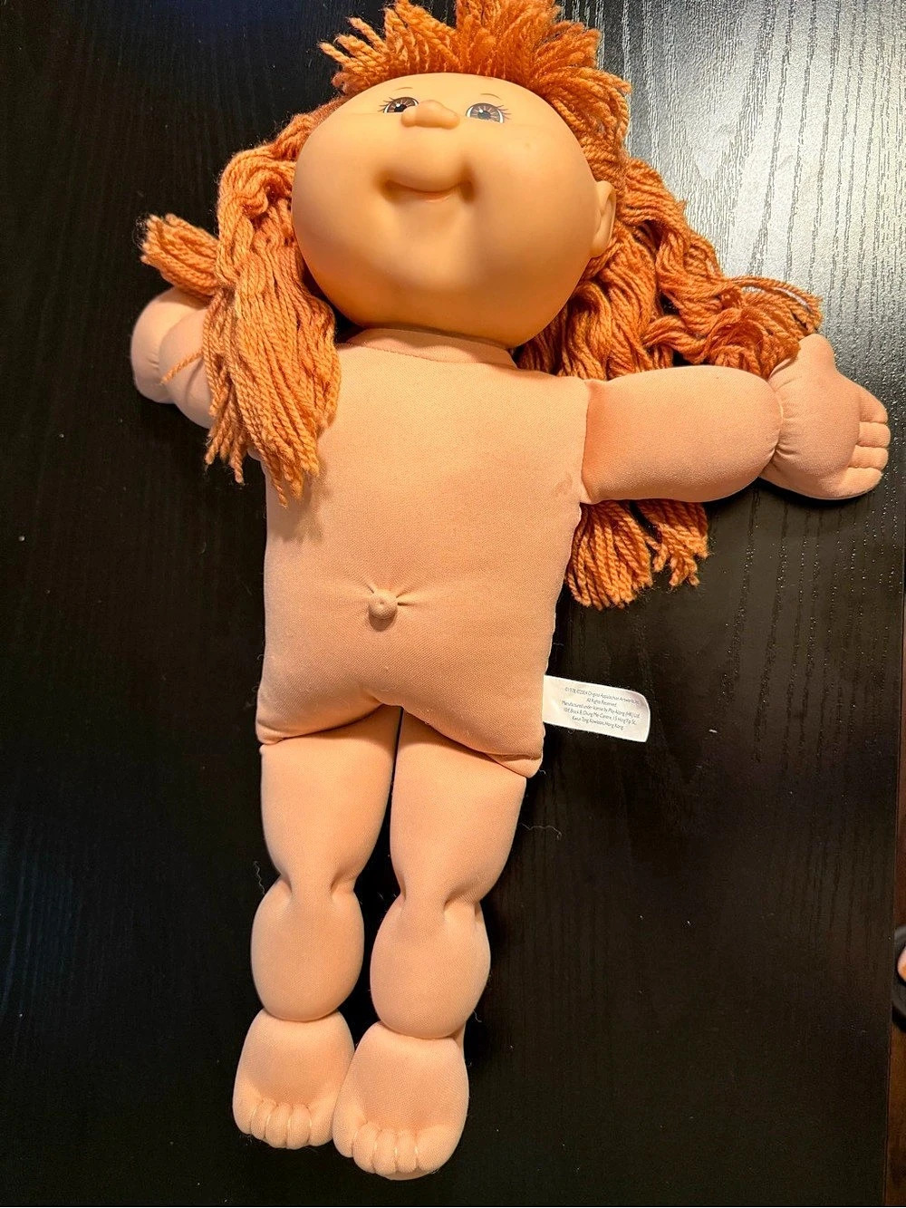 Cabbage Patch Kids Doll orange hair no clothes
